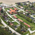 Flygfoto över Möklinta