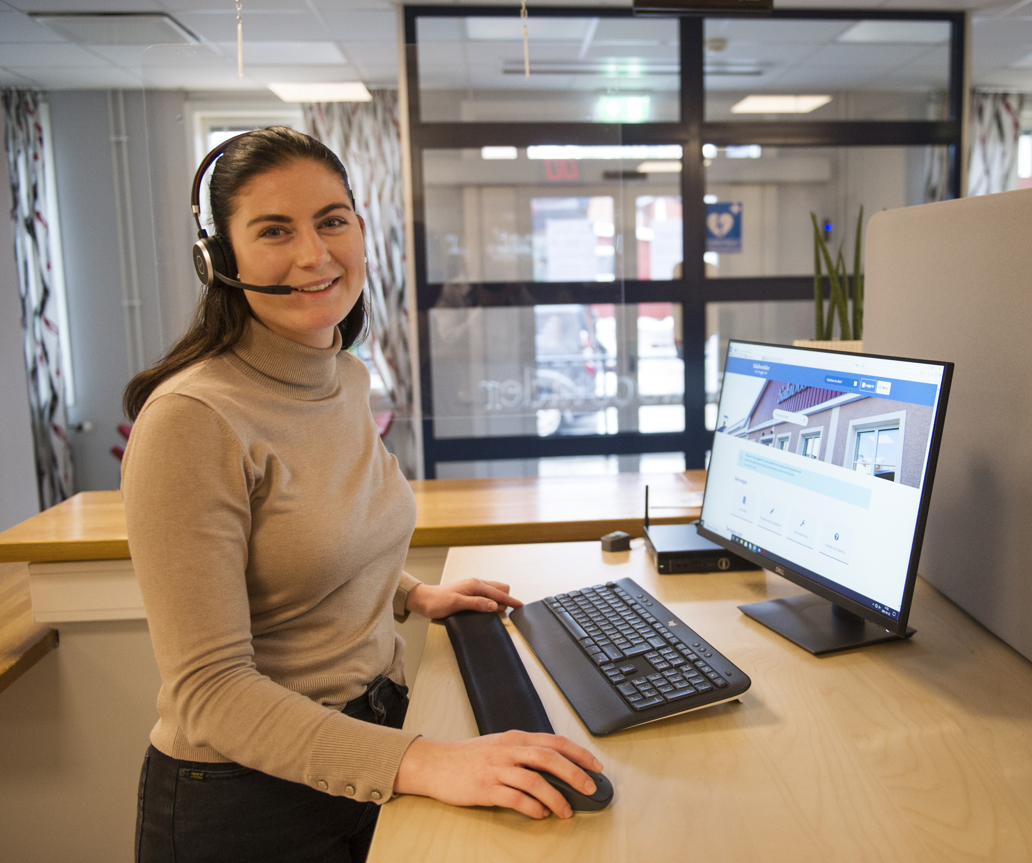 Ronja på kundservice
